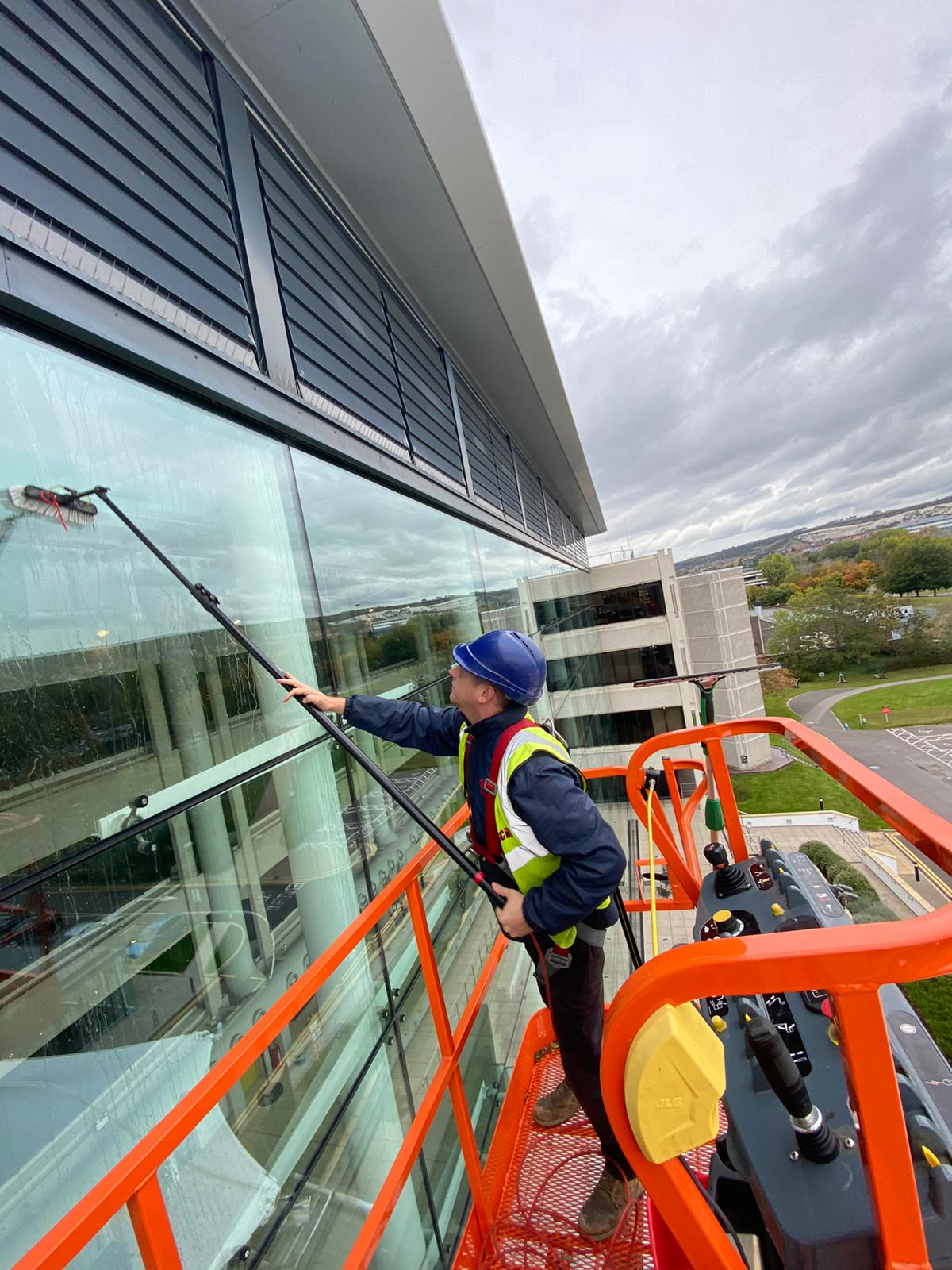 Gutter Cleaning together with Window Cleaning